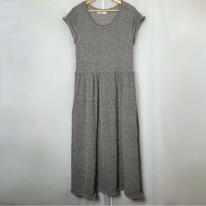 Natural Life Boho Midi Dress Medium Mesh Pockets Minimalist Cottagecore